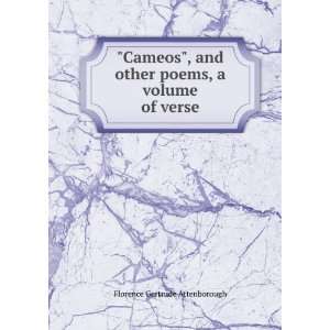   volume of verse Florence Gertrude Attenborough  Books