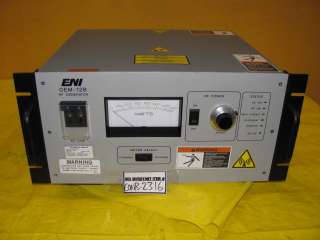 ENI OEM 12B RF Generator 1250W working 0190 70080  