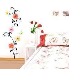Lotus Flower & frog Wall Art Paper Decals Stickers J37  