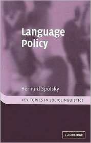 Language Policy, (0521011752), Bernard Spolsky, Textbooks   Barnes 