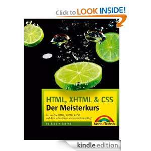 HTML, XHTML & CSS   Der Meisterkurs Lernen Sie HTML, XHTML & CSS auf 