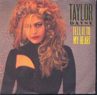 Taylor Dane   Tell It To My Heart German 1987 PS 7  