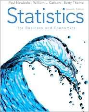 Statistics for Business and Economics, (0136085369), Paul Newbold 