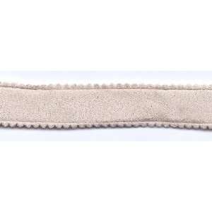  15mm Suede Finished Headband Cover in Tan   2 Yards Arts 