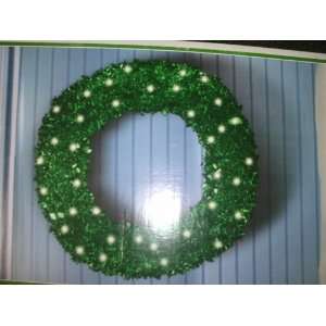  42in Foldering Wreath W/150 Clear Lights Toys & Games