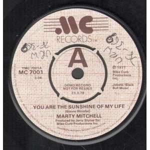   OF MY LIFE 7 INCH (7 VINYL 45) UK MC 1977 MARTY MITCHELL Music