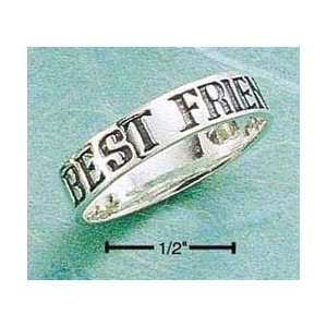  STERLING SILVER 4MM BEST FRIENDS FOREVER BAND Jewelry