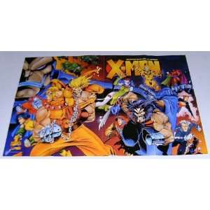 1995 All New Uncanny X Men 34 by 22 Marvel Promo Poster Sabertooth 