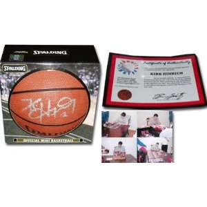  Kirk Hinrich Autographed Spalding Mini Basketball Sports 