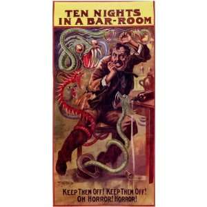  Ten Nights in a Barroom Movie Poster (11 x 17 Inches 