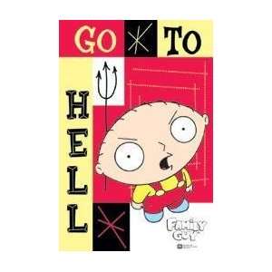  Family Guy   Stewie Gold Wood Mounted Poster PICTURE   24 x 