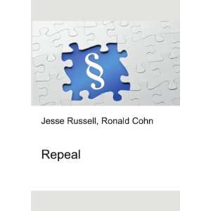 Repeal Ronald Cohn Jesse Russell  Books