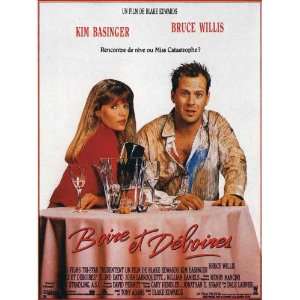Blind Date Poster French 27x40 Kim Basinger Bruce Willis John 