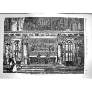  1867 Reredos Westminster Abbey Architecture Fine Art