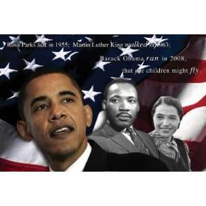 Obama   Our Children Will Fly   Poster by Zachary Brazdis (36 x 24 