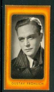 1926 Metropolis star   dapper Gustav Fröhlich card #183  