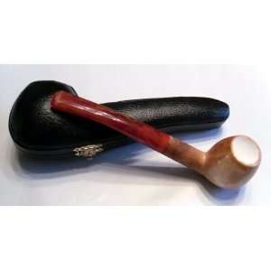Meerschaum Smoking Pipe   Pre browned Spotted Plain Classic Smooth 