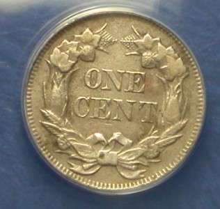 1857 Flying Eagle 1c ANACS XF40 DETAILS. NICE COLLECTOR COIN.  