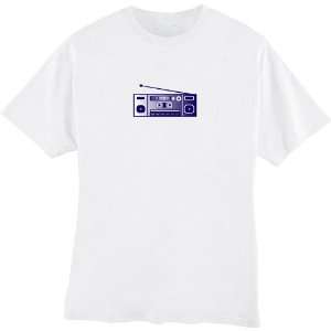 Classic 80s Boombox Tshirt Rock on in Style Unisex Tshirt Size Adult 