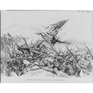 Hancocks Corps assaulting the works at the Bloody Angle 