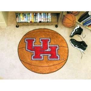Houston Cougars Basketball Shaped Area Rug Welcome/Bath Mat  