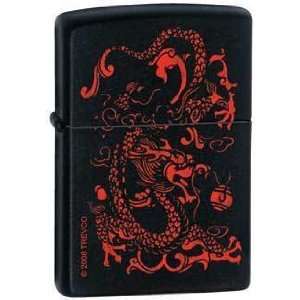  Zippo Red Dragon Black Matte Lighter, 6251 Sports 