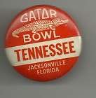 1957 gator bowl tennessee volunteers pin back button expedited 