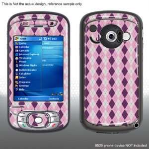    Cingular HTC 8525 purple argyle Gel skin 8525 g18 
