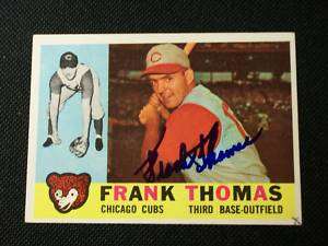 Frank Thomas Auto Signed 1960 Topps Card #95 JSA Q  