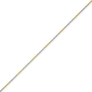   Brass 1.85mm 2 Color plated Fancy Chain   18 Inches Chisel Jewelry