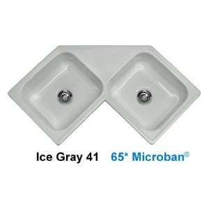 CorStone 31165 Ice Gray with Microban Harmony Harmony Double Bowl Self 