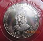 1972 ethiopia 5 dollars emperor yohannes iv silver coin returns 