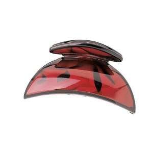  Red Sophistication Claw Clip Beauty