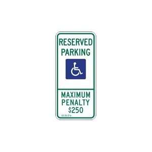  R7 8E North Carolina State Handicap Parking Sign No Arrow 