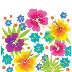 Floral Luau Plastic Table Covers