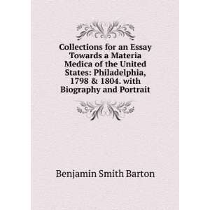   1798 & 1804. with Biography and Portrait Benjamin Smith Barton Books
