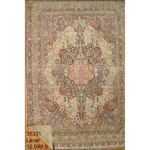  8x12 Hand Knotted Lavar Persian Rug   89x126