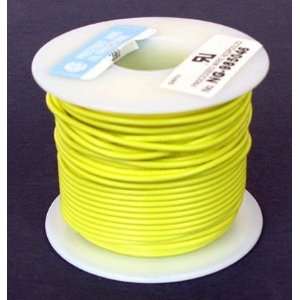  20 Ga YELlow Hook Up Wire, Solid 100 Electronics