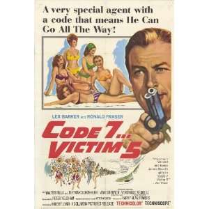  Code 7 Victim 5 Movie Poster (11 x 17 Inches   28cm x 44cm 