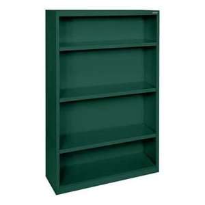  Steel Bookcase 3 Shelf 36W X 12d X 60H Forrest Green 