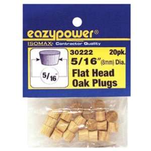  Eazypower Corporation 39437 5/16 Oak Flat Head Plug Automotive