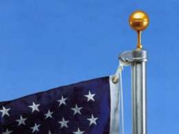 20 foot Aluminum Flagpole, Commercial Quality  