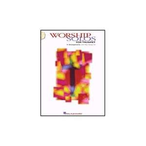  Hal Leonard Worship Solos for Trumpet Book and CD Musical 