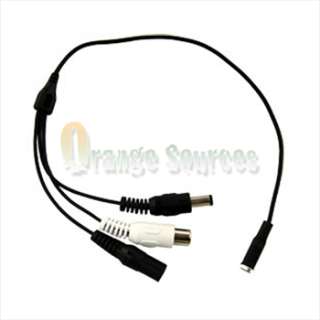   in one CCTV Security Camera Audio Cable With Amplifier and Microphone