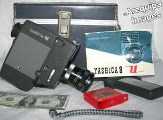 Yashica U matic 8mm film Movie Camera + manual/instruction booklet 