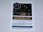 Astroblast manual  acceptable  Atari 2600