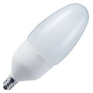  9W Compact Fluorescent Torpedo Candle Warm White 