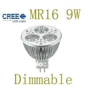 LED Mr16 9w Dimmable Warm White Rotundity Cree Mr16 LED Light 3*3w 9w 