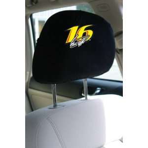  Greg Biffle Headrest Covers (2 Pack) Covers Sports 