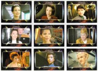 WOMEN OF STAR TREK (2010)  Complete Base Set (81)^~  